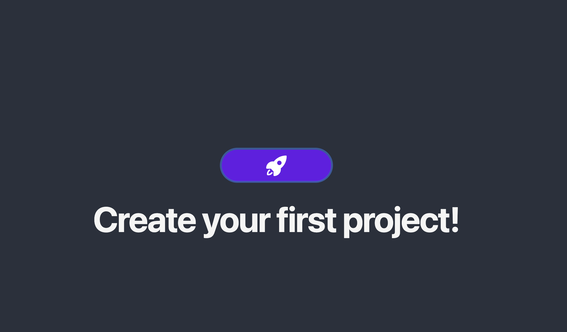 Project creation button