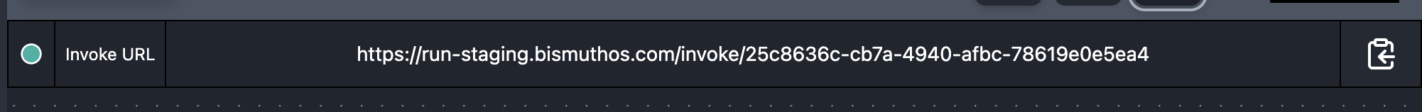 Invoke URL bar